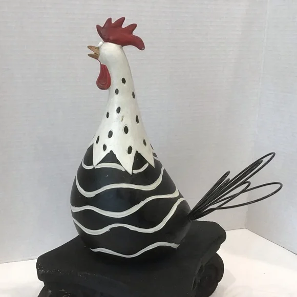 Cute Rooster Decorative Shelf Sitter – Rustic Farmhouse Accent 🐓 - Picture 3 of 5